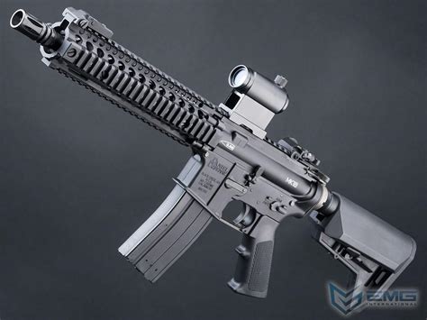 Emg Daniel Defense Licensed M4a1 Sopmod Block Ii Gas Blowback Airsoft Rifle Model Black