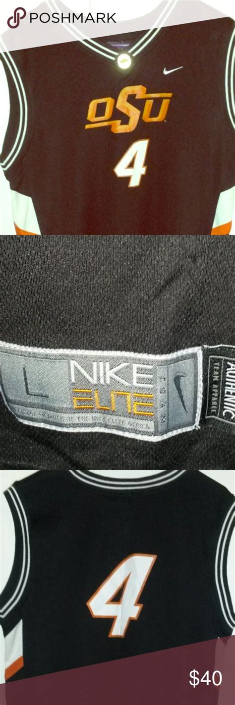 Euc Vintage Official Osu Basketball Jersey Sz L Nike Shirts Black
