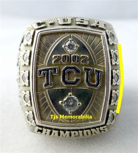 Tcu Texas Christian Horned Frogs Liberty Bowl Co Usa Conference Championship Ring Buy
