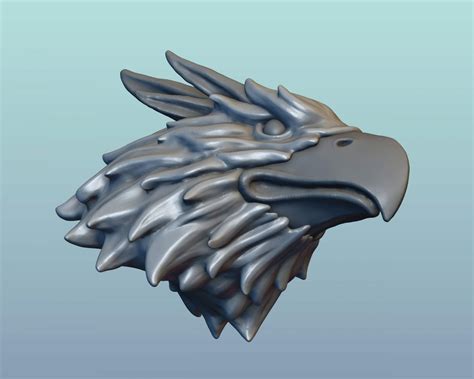 Griffin Head 3d Print Model By Alexkovalev