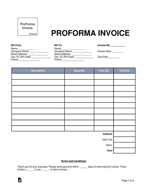 Pro Forma Invoice The Ultimate Faq Guide Bansar China