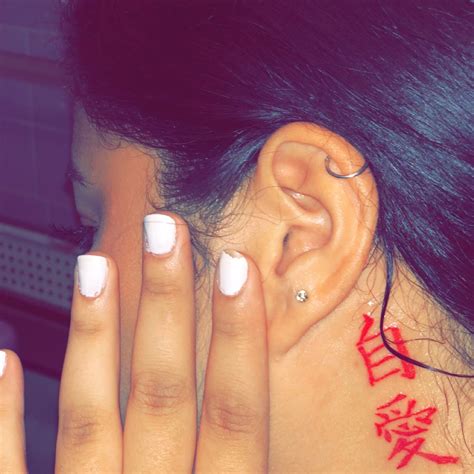Share More Than 71 Red Chinese Tattoo Behind Ear Thtantai2