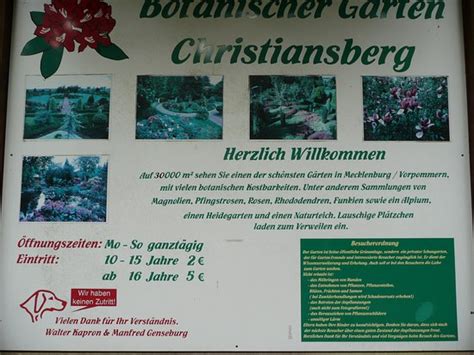 Check spelling or type a new query. Botanischer Garten Christiansberg (Luckow) - Aktuelle 2021 ...