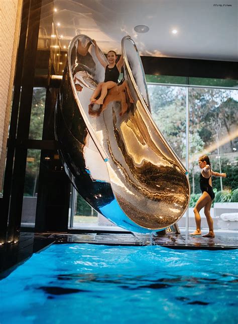 Splinterworks Custom Luxury Pool Slides If Its Hip Its Here