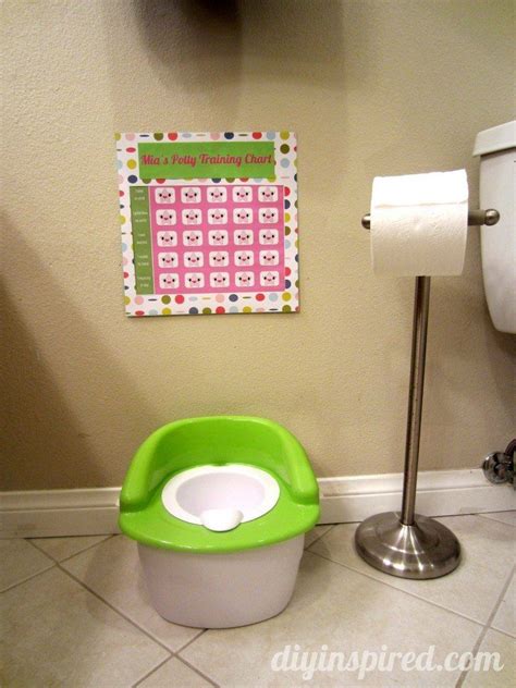 Potty Training Chart With Free Printable Diy Inspired Toddler Potty