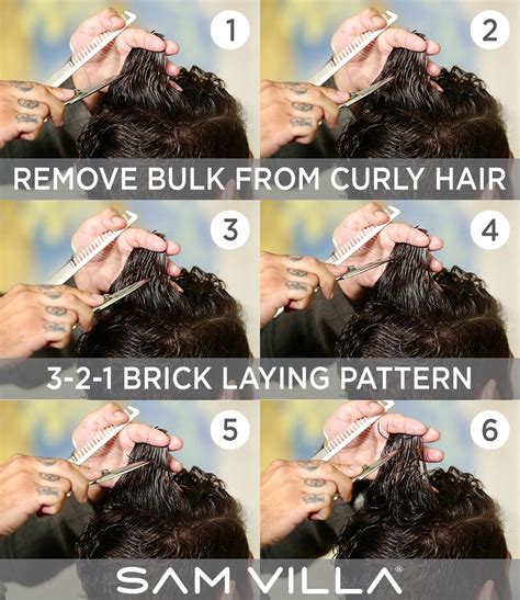 3 2 1 Brick Laying Haircut Pattern How To Cut Curly Hair To Collapse