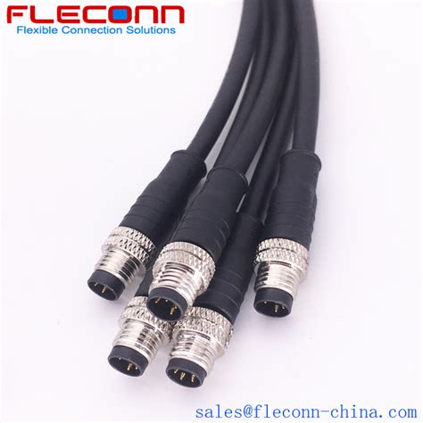 M8 4 Pin Male Cable