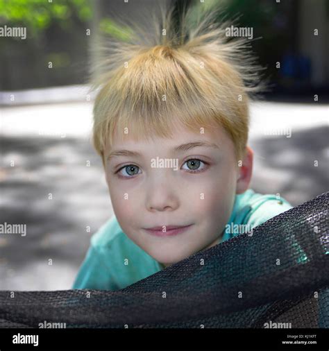 Spiky Hair Boy High Resolution Stock Photography And Images Alamy