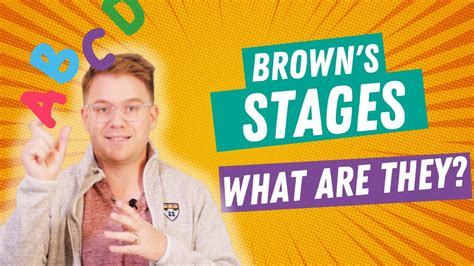 Browns Stages Of Language Development Educational Youtube