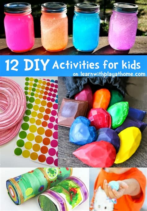 Learn with Play at Home: 12 fun DIY Activities for kids
