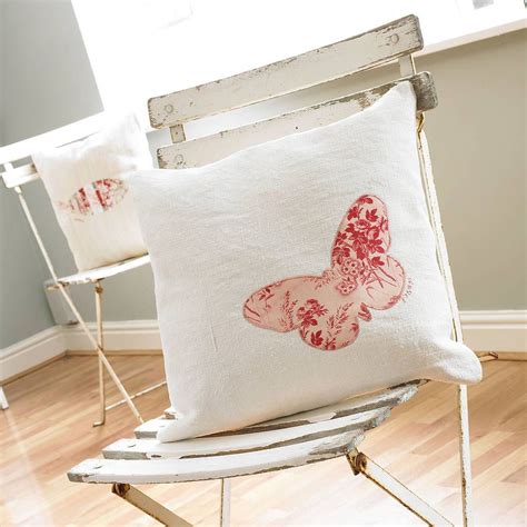 Butterfly Vintage Linens Butterfly Cushion Sewing Cushions