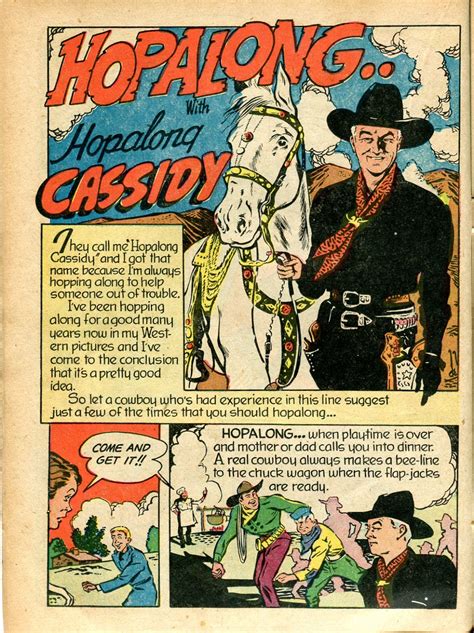 Four-Color Shadows: Hopalong with Hopalong Cassidy-1947