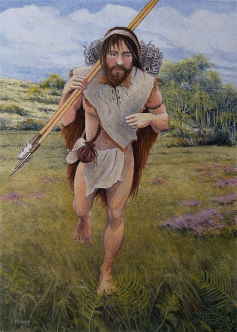 Prehistoric Exmoor Hunter And Gatherer By Jane Brayne Barbar
