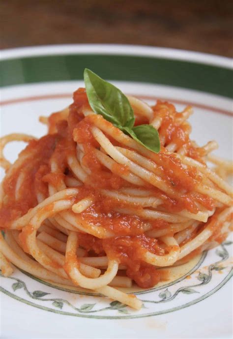 Fresh Tomato Sauce Recipe Christina S Cucina