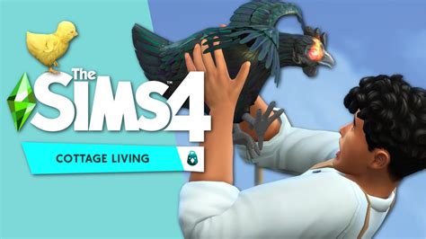 Farm Gameplay Chickens 🐓 Sims 4 Cottage Living Review Youtube