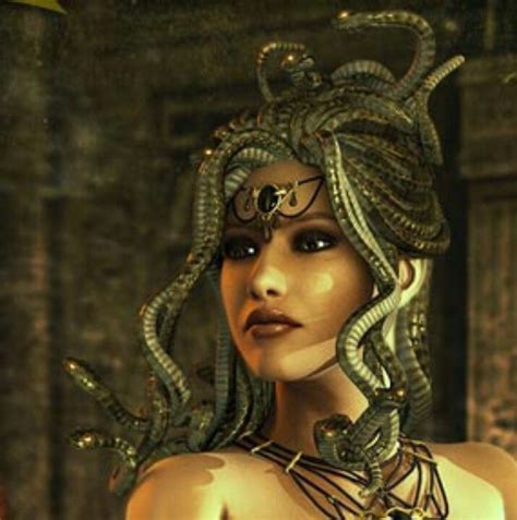 Medusa Μέδουσα Was A Monster A Gorgon Generally Described As Having The Face Of A Hideous