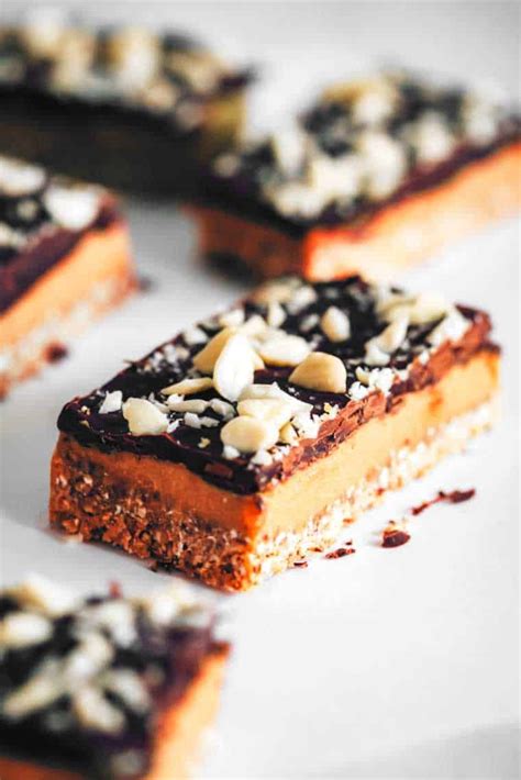 Vegan Caramel Slice No Bake Nutriciously