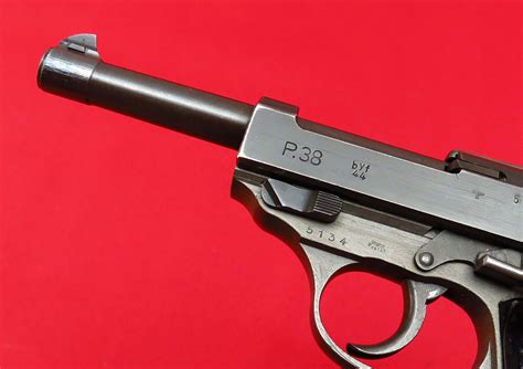 Mauser P 38 Byf44 Ef Nazi Police Dual Tone Pistolexcellent