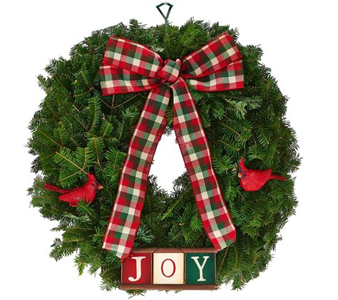 Fresh Balsam Holiday Wreath By Valerie —