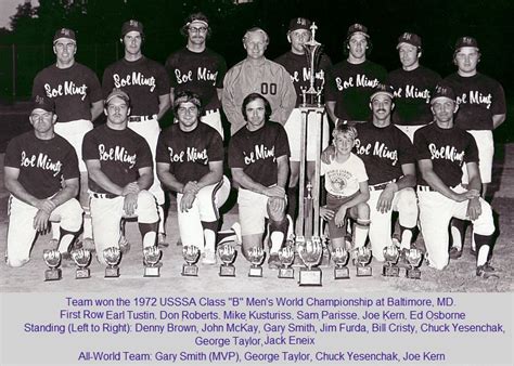 Western Chapter Pennsylvania Sports Hall Of Fame Softball Members