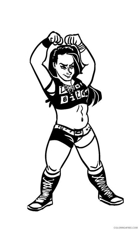 Wwe Coloring Pages John Cena Style Coloring4free Coloring4Free