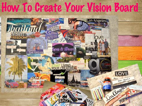 Vision Board Building Guide The Single Diaries