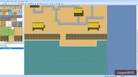 Rpg Maker Vx Ace Mapping Small Beach Village Youtube