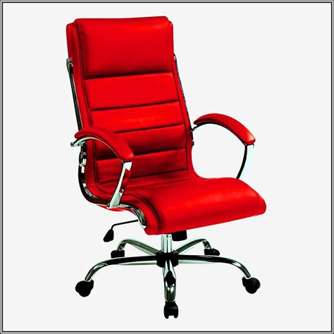 Red Leather Office Chair Executive Chairs Home Design Ideas