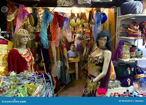 Shop With Female Cloths At Grand Bazaar In Istanbul Editorial Image