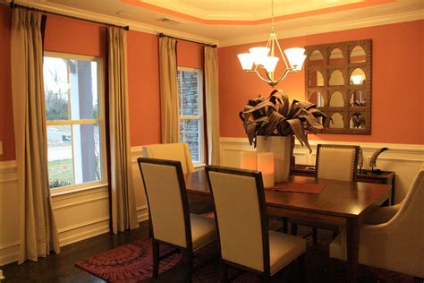 Cream Orange Dining Dining Room Decoration Prove That The Orange