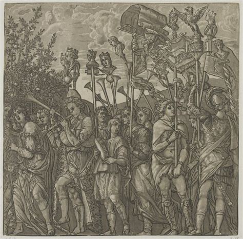 The Triumph Of Julius Caesar After Mantegna The Musicians And Free
