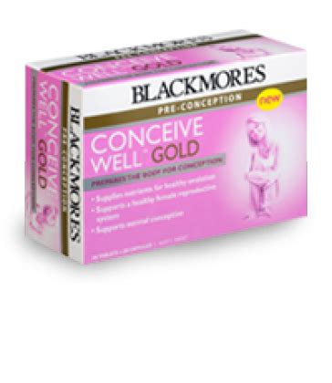 Some of the key nutrients include: Blackmores Conceive Well Gold (56 cap/tab)