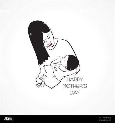 Illustration Of Happy Mother S Day Greeting Banner Or Posterbest Mom