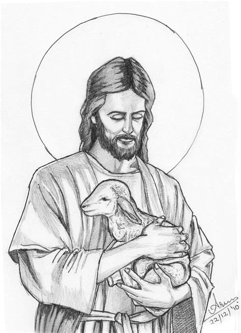 Images For Jesus Christ Black And White Drawing Jesus Drawings
