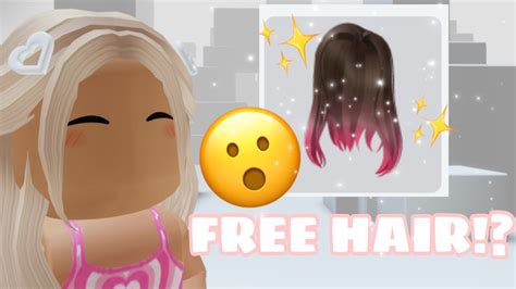 Free Ugc Hair 😮 Roblox Youtube