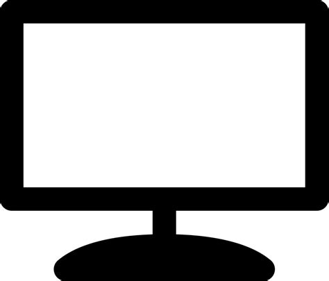 Computer Screen Svg Png Icon Free Download 62725 Onli