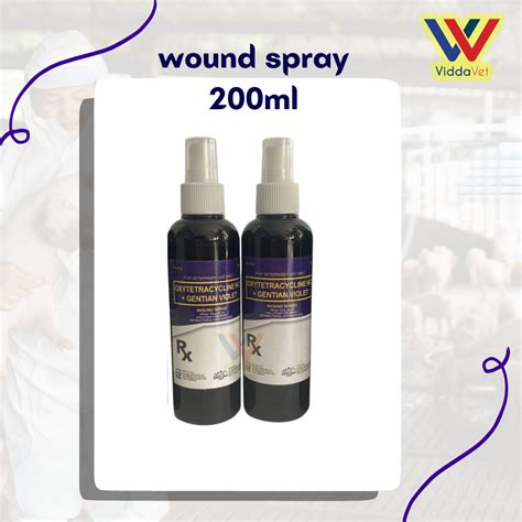 Wound Spray Gentianviolet For Animals Like Pigs Game Fowl Horses