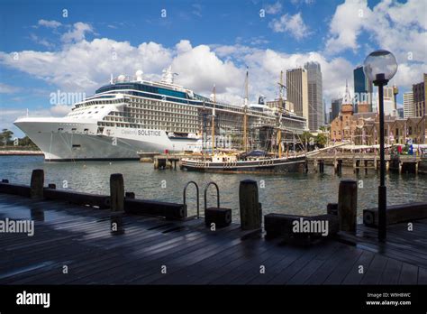 Sydney Australia April 7th 2013 Cruise Ship Celebrity Solstice In