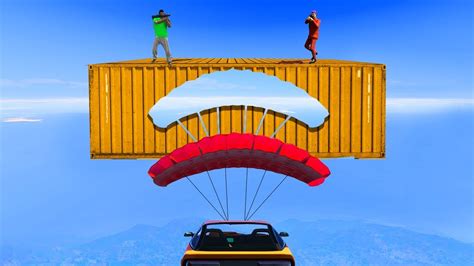 99 Impossible Parachute Car Vs Rpg Gta 5 Funny Moments Youtube