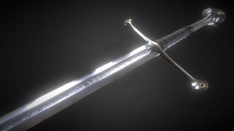 Narsil 3 Sword Texture Pack Buy Royalty Free 3d Model By Armored