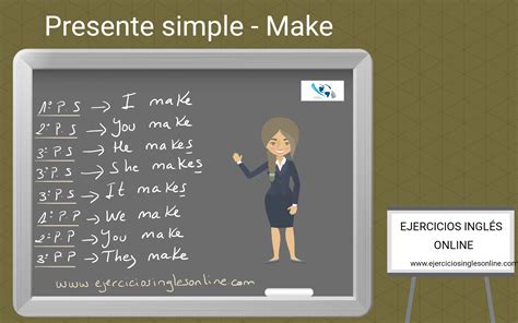 Presente Simple Conjugación Verbo Make Ejercicios Inglés Online