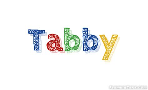 Tabby Лого Бесплатный инструмент для дизайна имени от Flaming Text
