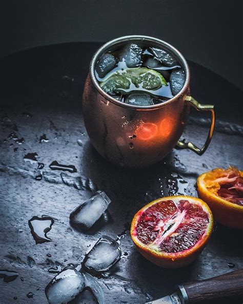 Nightcap This Is The Spicy Blood Orange Kentucky Mule From My Cookbook Smoke Roots Mo