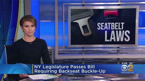 ny legislature passes bill requiring back seat buckle up youtube