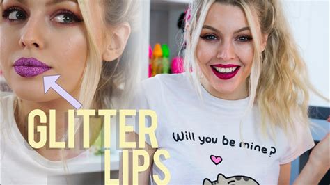 How To Get Glitter Lips Valentines Special Moretofaye Youtube