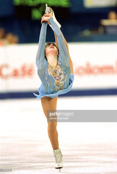 Irina Slutskaya Of Russia During The Ladies Short Program During The