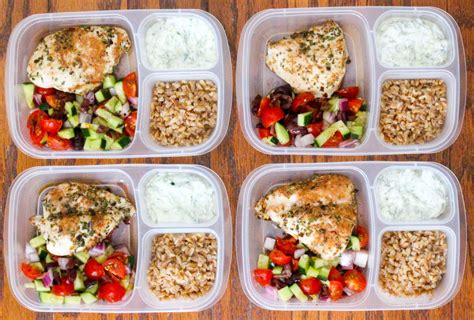 Maybe you would like to learn more about one of these? Healthy Greek Chicken Meal Prep Bowls - Ally's Cooking