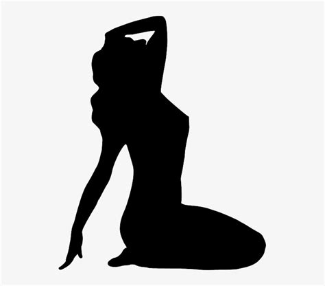 Woman Posing Pin Up Girl Stripper Sexy Sitting Pin Up Silhouette Png Transparent Png