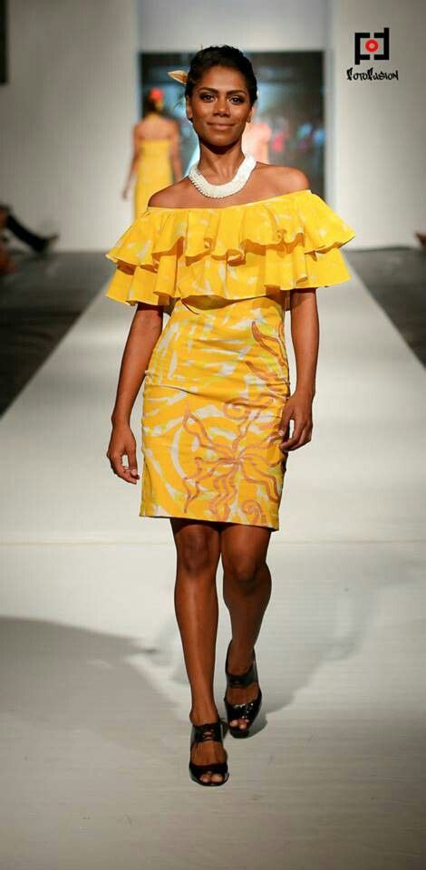 Fiji Fashion Week Fashion Polynesian Dress Island Dress