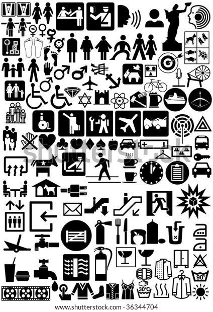 Dingbats Symbols Stock Vector Royalty Free 36344704 Shutterstock